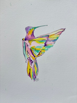 Mango Hummingbird Rising